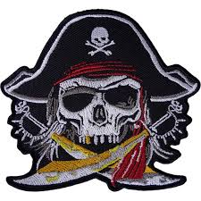 Pirate Iron On Patch