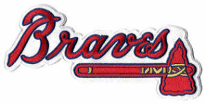 Braves Iron On Patch