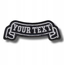 Personalized Name Iron On Patches