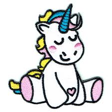 unicorn iron on patch