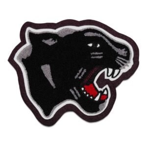 Chenille Panther Mascot Patches