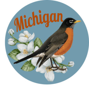 Michigan Robin Patch (Custom Order)