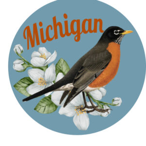 Michigan Robin Patch (Custom Order)