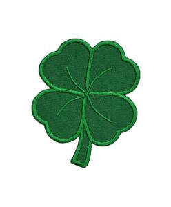 iron on clover patch