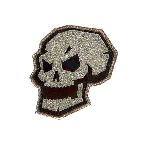 iron on patches skull