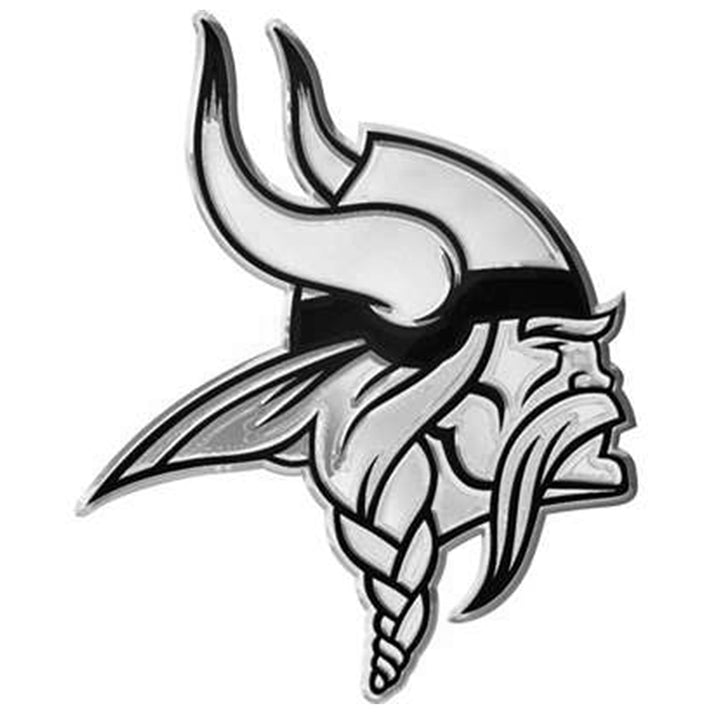 Minnesota Vikings Premium Solid Metal Chrome Plated Car Auto Emblem