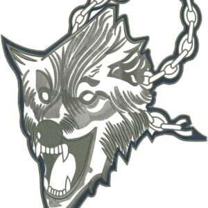 Wolf Jacket Back Patch (custom order)