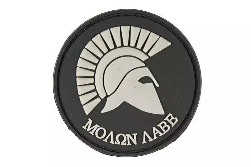 thumbnail image 2 of Molon Labe Patch – Embroidered Iron-On / Sew-On – Tactical Military Motif By Athena Brands 2 of 6