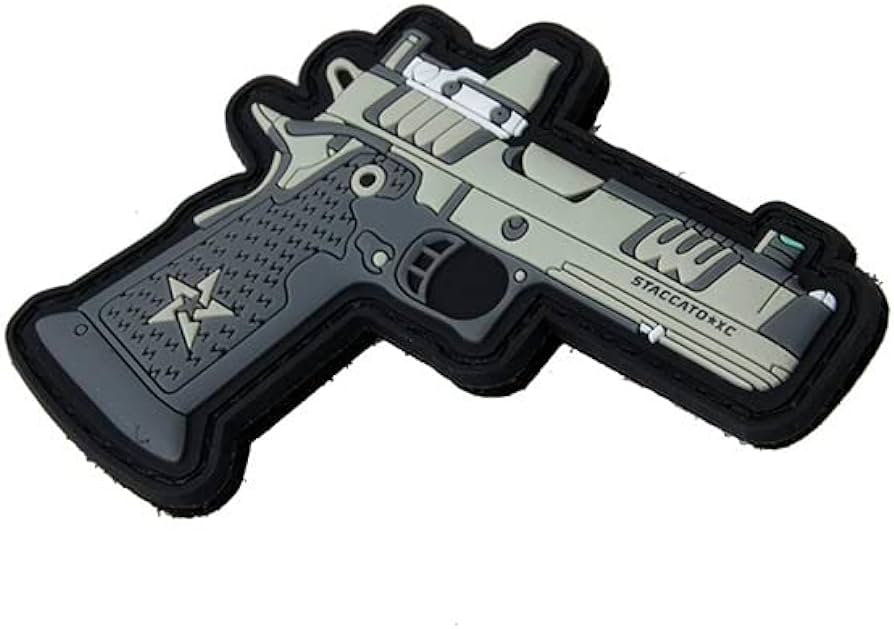 PVC Gun Patches Durable Tactical Emblems | Stitchpatches.com