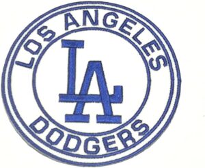 la dodgers iron on patch