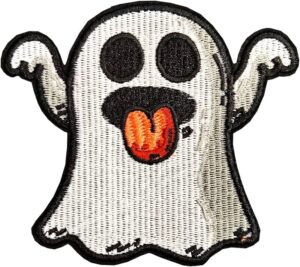 ghost iron on patch