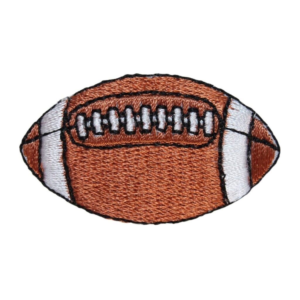Patch Less Football Iron On Patches Football Score Big With Sporty Style | Stitchpatches.com
