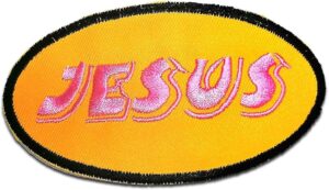 jesus iron on patches