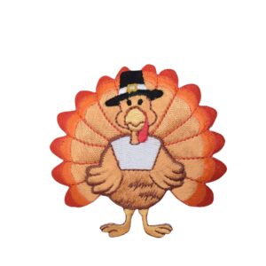 iron on turkey patch