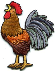 Chicken Iron On Patch