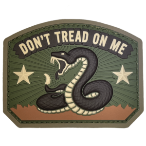 dont tread on me pvc patch