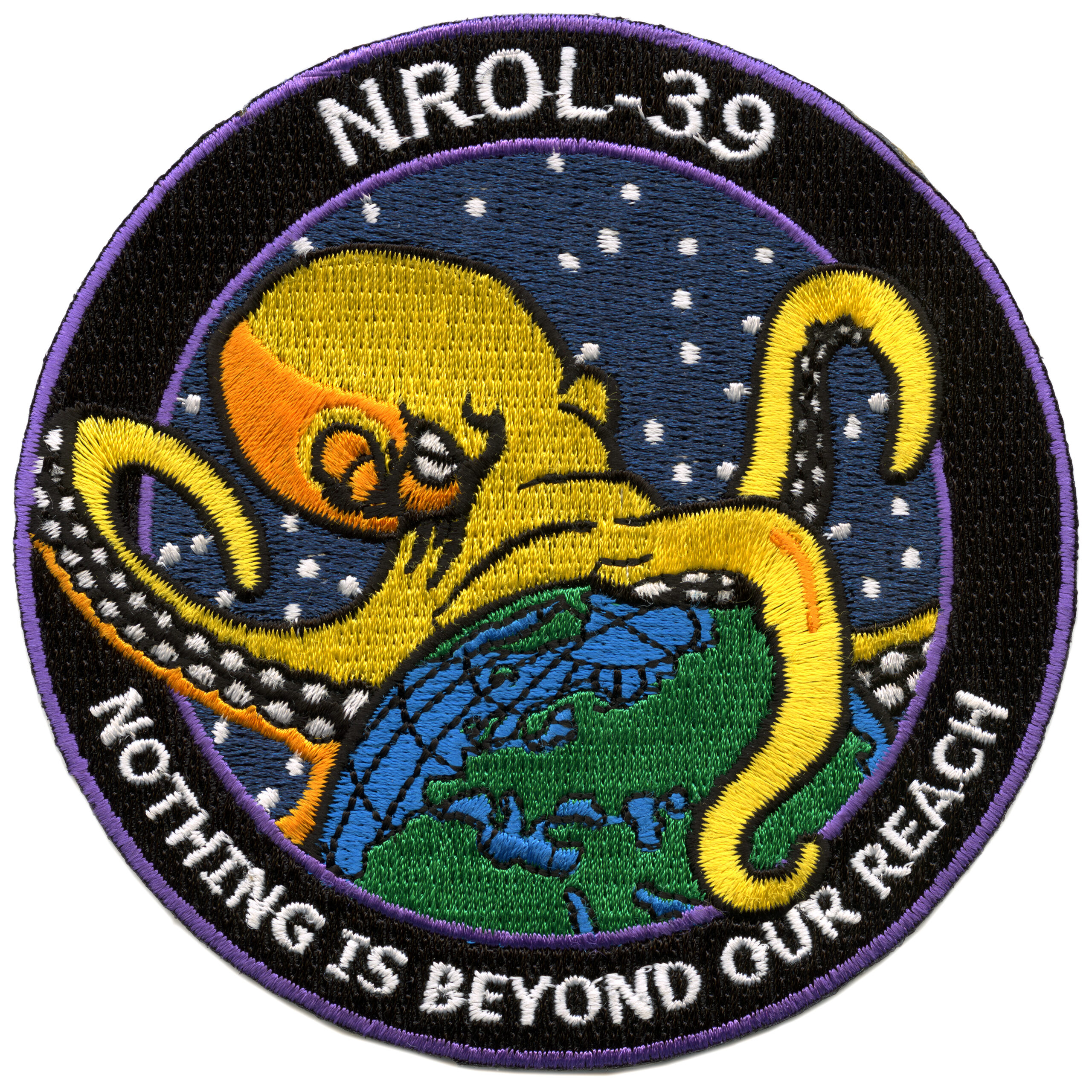 NROL 39 Mission Patch Emblem Of Intelligence And Exploration ...