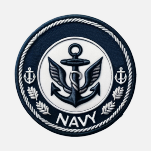 Navy Velcro Patches