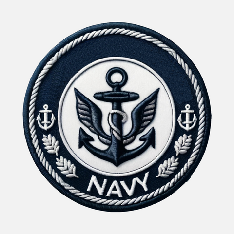 Navy Velcro Patches Customizable & Durable | Stitchpatches.com