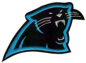 carolina panthers iron on patch