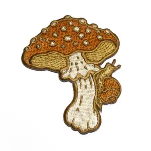 iron on mushroom patch
