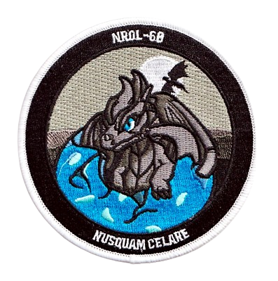 NROL-68 Mission Patch Symbolizing Space Exploration | Stitchpatches.com