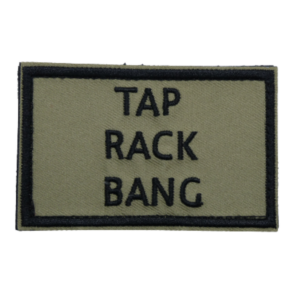 Tap Rack Bang Morale Patch