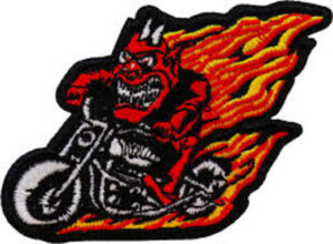 devil biker patches