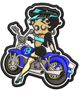 Betty Boop Biker Patches
