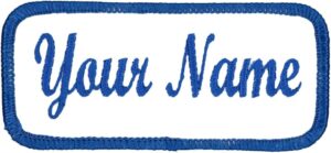 embroidered name patches for uniforms