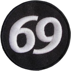 69 Biker Patch