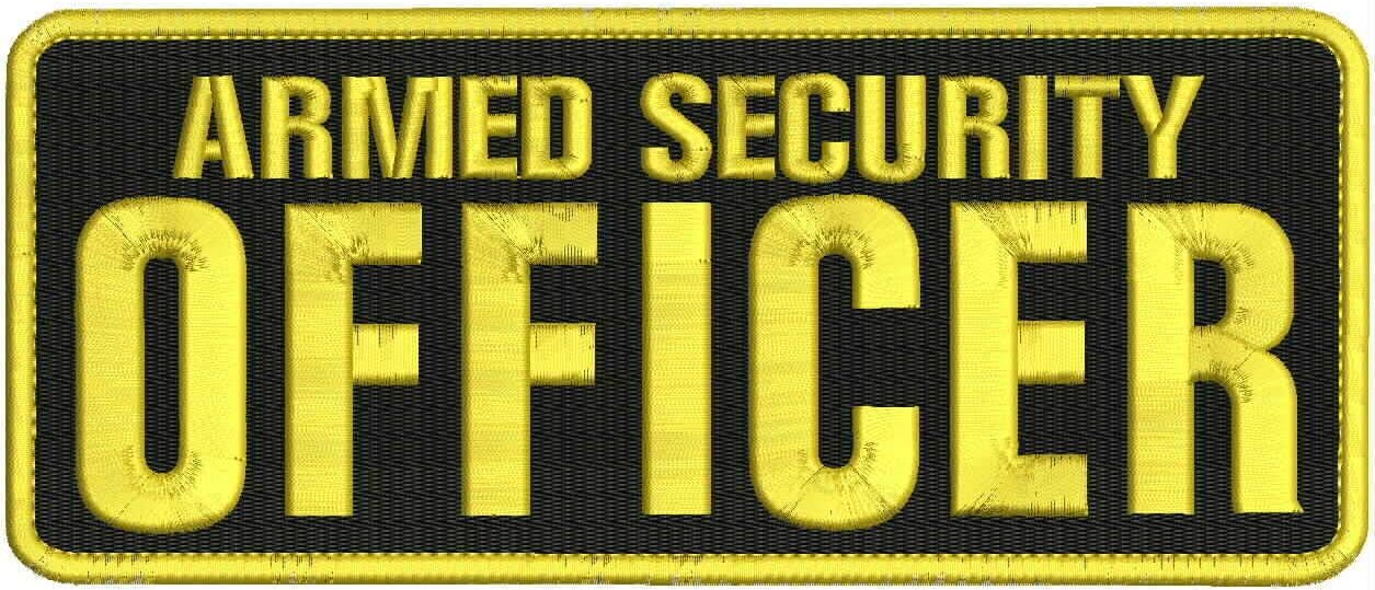 Armed Security Badge Patch | Stitchpatches.com