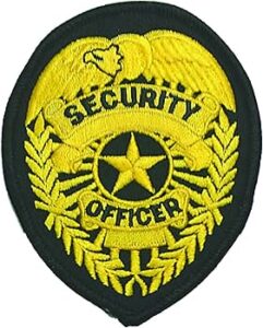 security enforcement officer patch