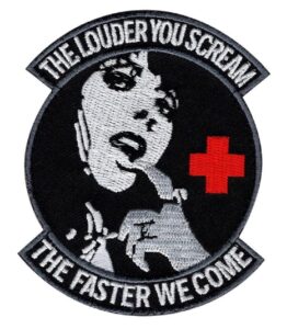 funny medic patches
