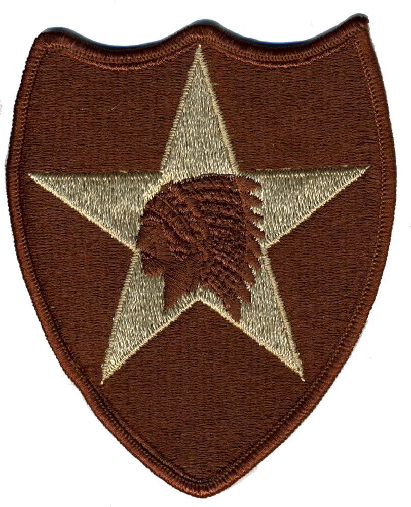 2 ID Patch Durable Military Insignia | Stitchpatches.com