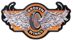 Broken Wings Biker Patch
