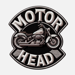 Black Biker Patches