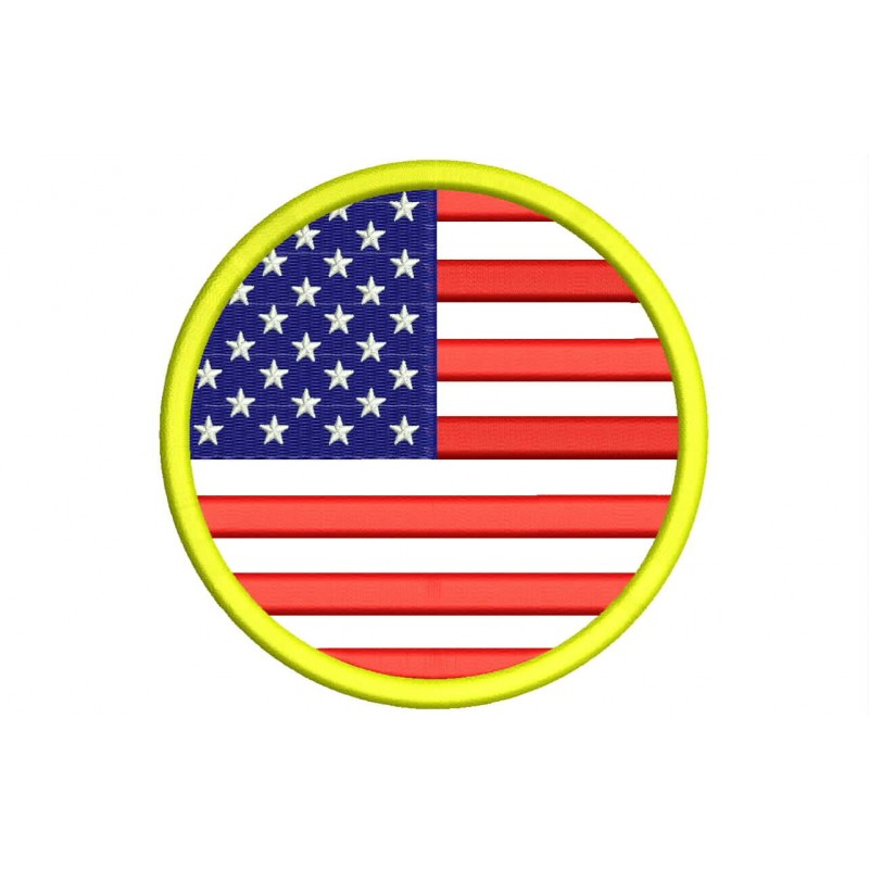 Embroidered American Flag Patch