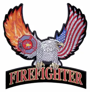Firefighter Biker Patches