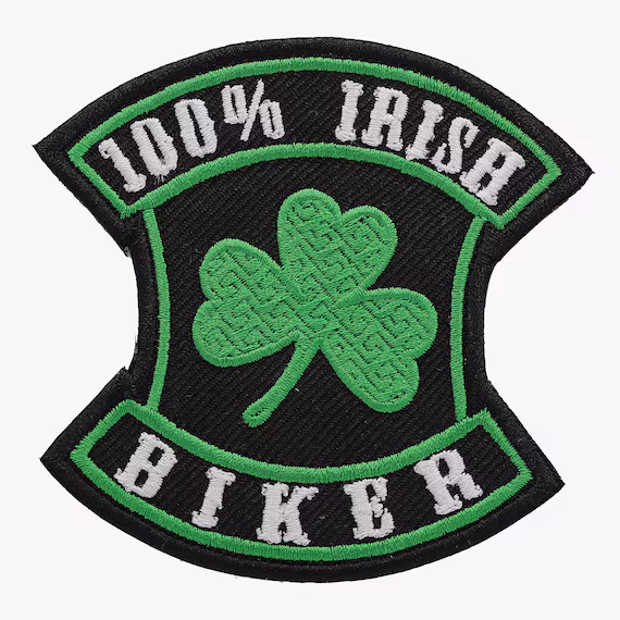 Irish Biker Patches Custom