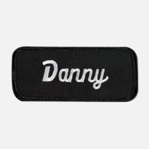 Custom Name Embroidered Patches Tailored Identification