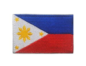 Philippine Flag Patch Embroidered