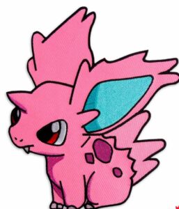 Nidoran Pokemon Embroidered Patch 1 Nidoran Pokemon Embroidered Patch