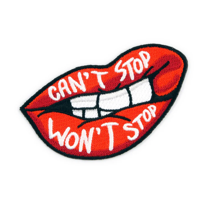 quirky iron on patches