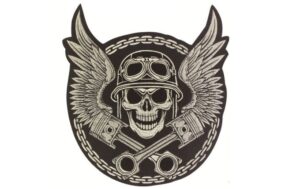 biker wing patch