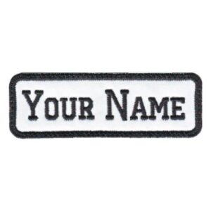 name tag patch