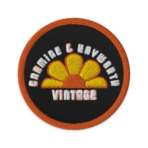 vintage embroidered patch