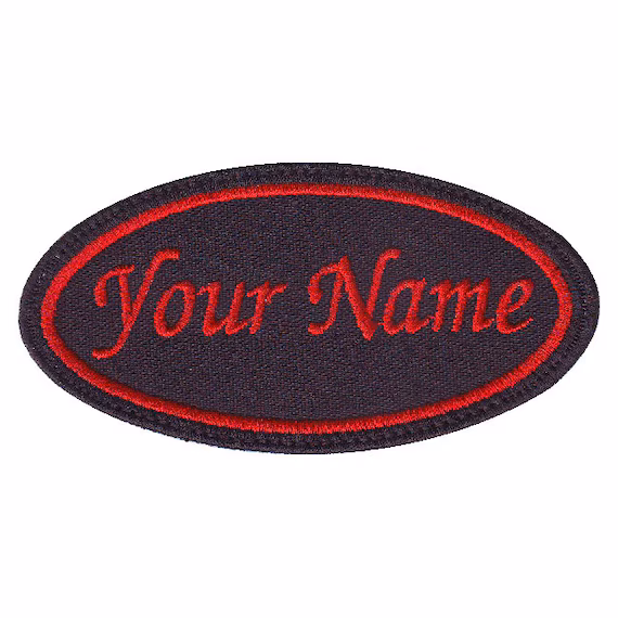 Uniform Embroidered Name PatchUniform Embroidered Name Patch