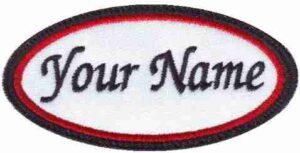 embroidered name patches