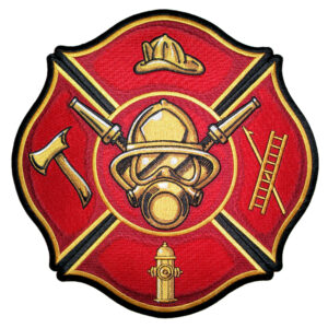 Fireman Patch Symbol of Bravery